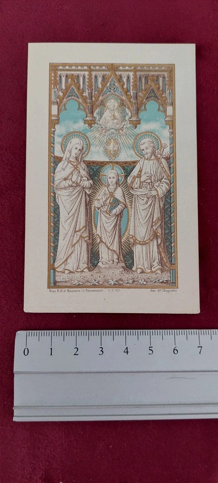 Image pieuse ancienne - Souvenir de Mission Remoiville 1903 - Canivet – photo 4